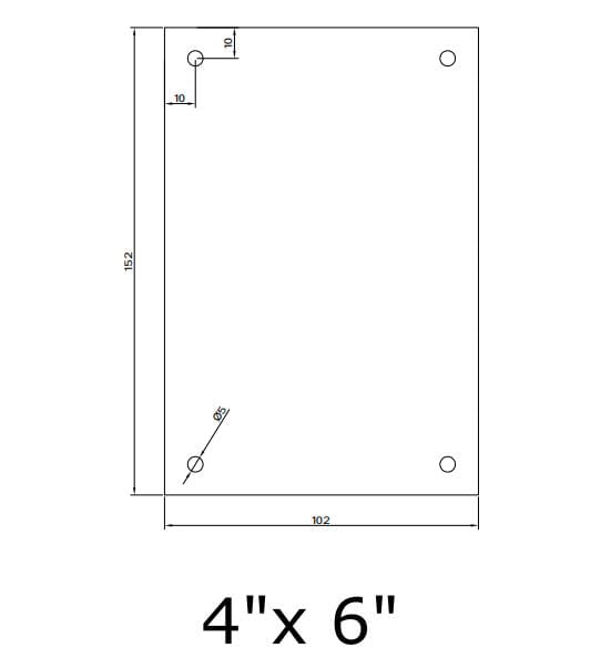 Custom acrylic magnetic photo frame design