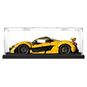 Acrylic Display Case with Black Base for LEGO Car Models ADDC-02 (1)