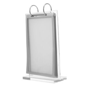 custom acrylic menu stand OEM supplier for hospitality use