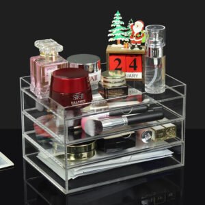 acrylic drawer organizer for makeup storage