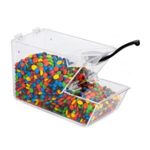 Custom Acrylic Candy Bin Topping Dispenser ABCB-02 (1)