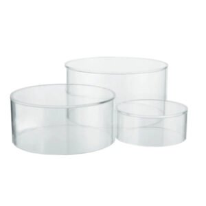 Custom Acrylic Cylinder Display Nesting Riser Stands ADAR-02 (2)