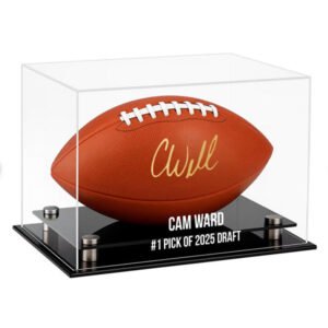 Custom Acrylic Football Display Case UV Protection ADDC-05 (1)