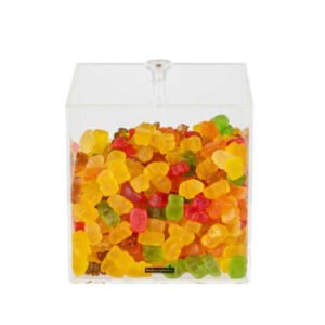 Custom Clear Acrylic Candy Container with Lid ABCB-04 (6)