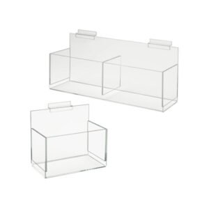 Custom Clear Acrylic Slatwall Bin ADSS-03 (1)