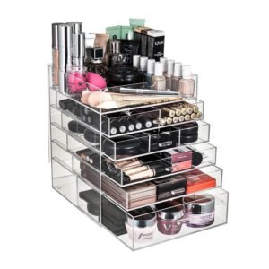 clear acrylic organizer for home storage