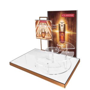 custom acrylic POS display stand for anti-aging serums RSCB-05 (1)