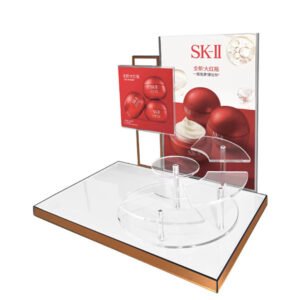 custom acrylic POS display stand for anti-aging serums RSCB-05 (5)
