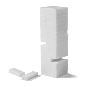 acrylic tumble tower set coffee table decor modern home
