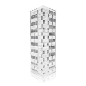 luxury acrylic stacking game for corporate gifts retail display