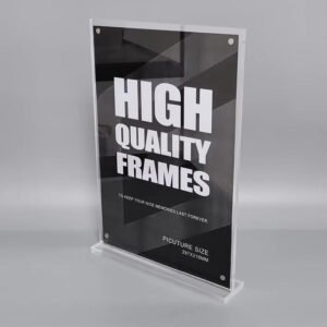 acrylic magnetic picture frame A4 for certificate display