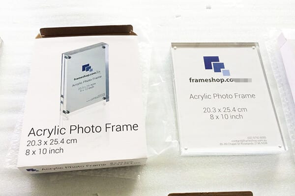 Custom Branding for Acrylic Photo Frames