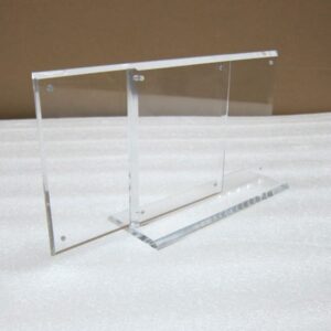 acrylic sign holder double sided display